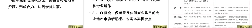 镇江奥特莱斯策划招商提案
