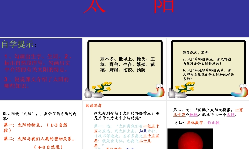 太阳--PPT