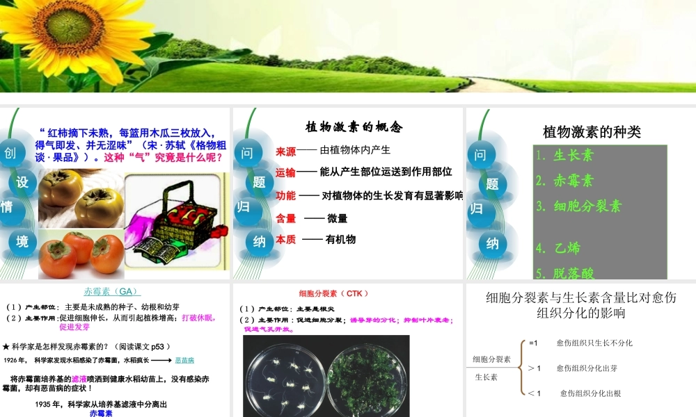 第三章第三节其他植物激素