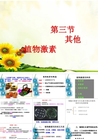 第三章第三节其他植物激素