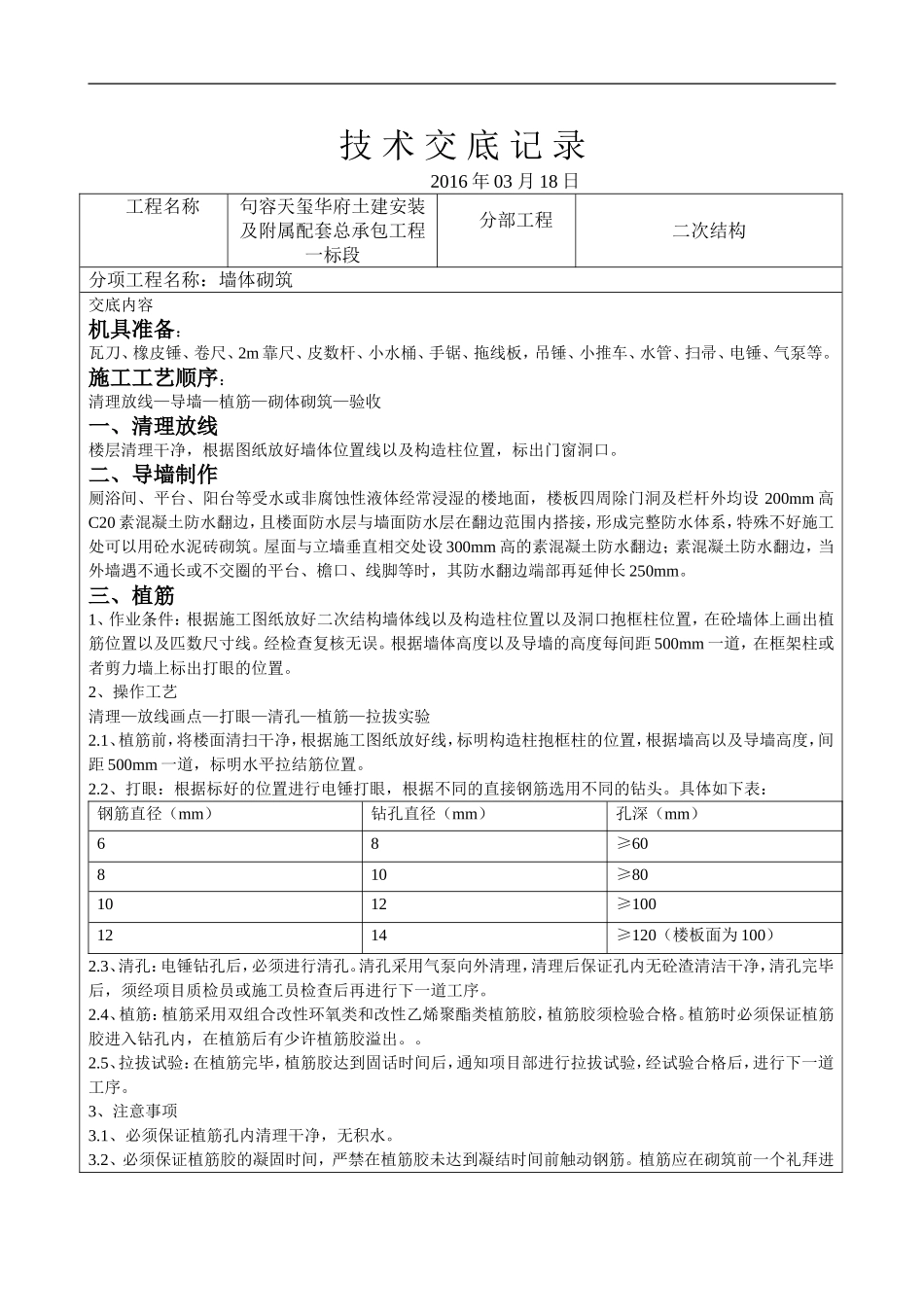 二次结构-技术交底_第1页