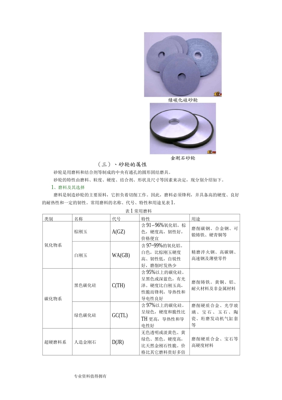 砂轮的规格及选择(砂轮的选择方法)_第2页