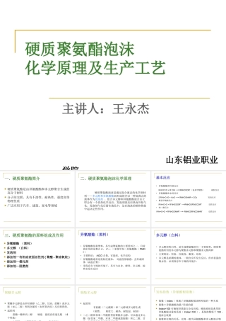 硬质聚氨酯泡沫