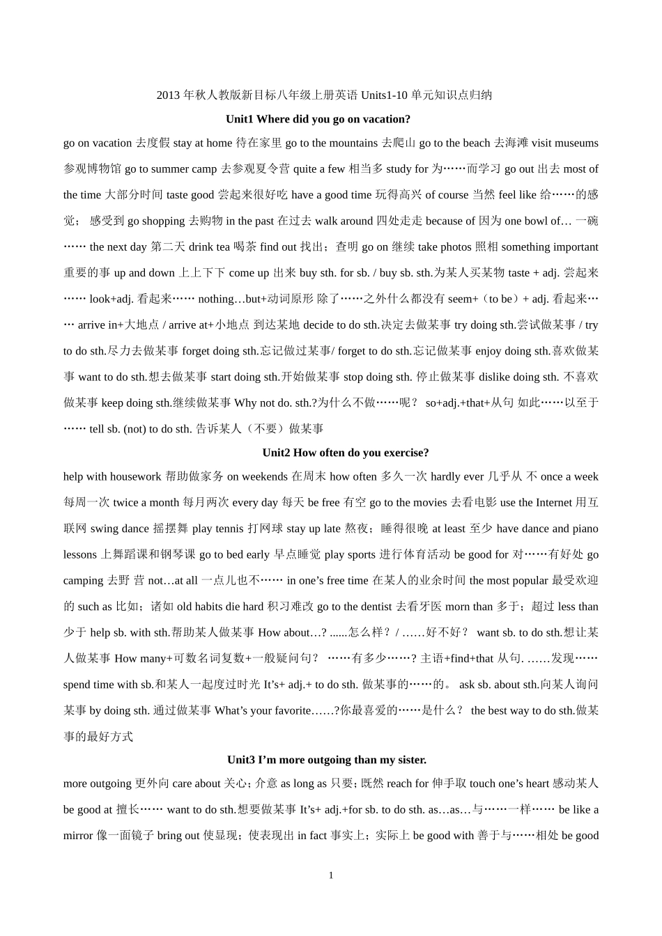 2013八上词组_第1页