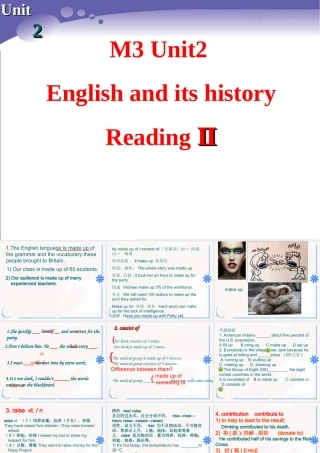 Reading(2)：Englishanditshistory