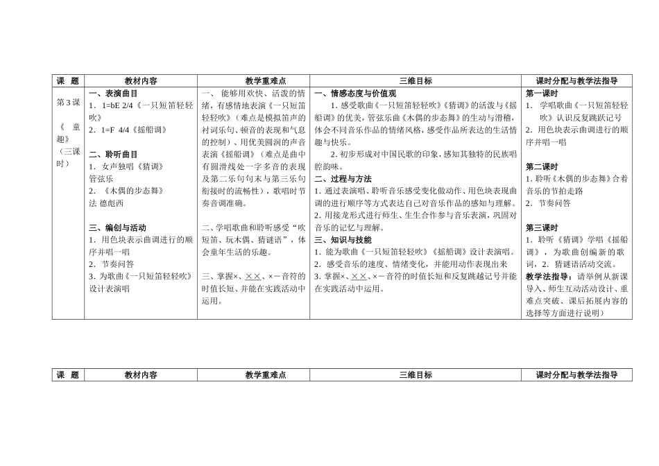 三年级第六册教材分析_第3页