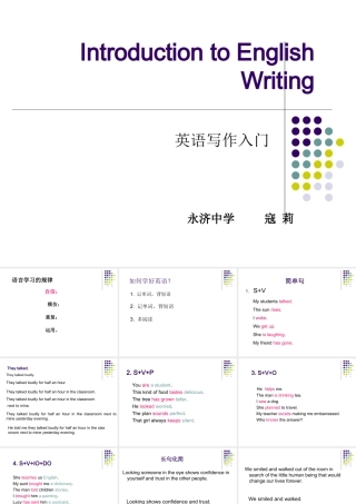 IntroductiontoEnglishWriting