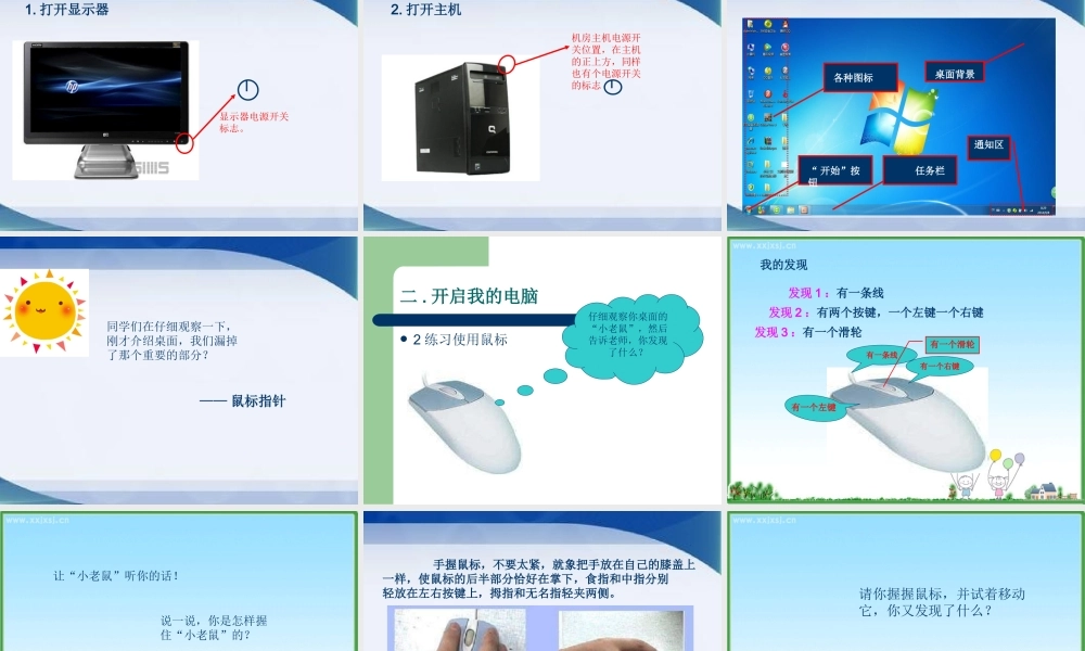 1.1初识我的电脑