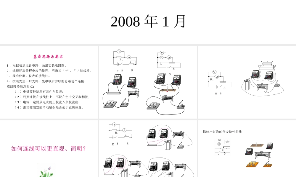 wzhl——电学实验实物图连线——动画(2008)