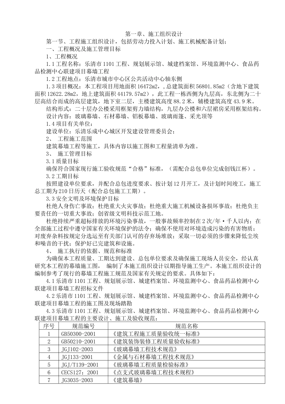 食品药品检测中心联建项目幕墙工程_第1页