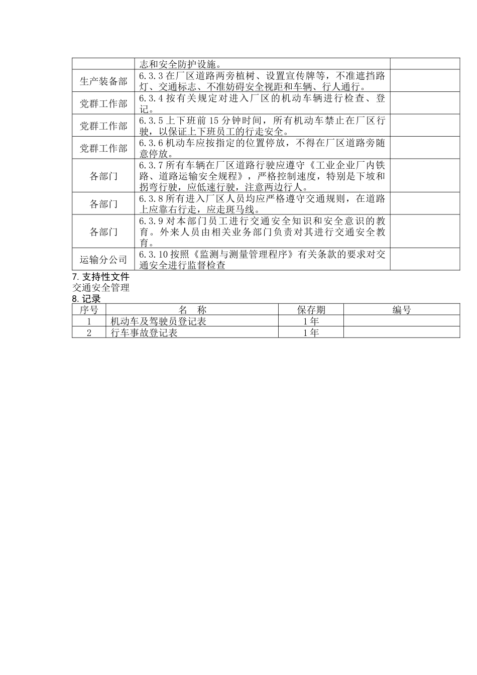 交通安全管理程序DFCPQEOMS-65_第2页