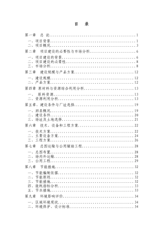 某生物能源公司机制木炭项目可行性研究报告