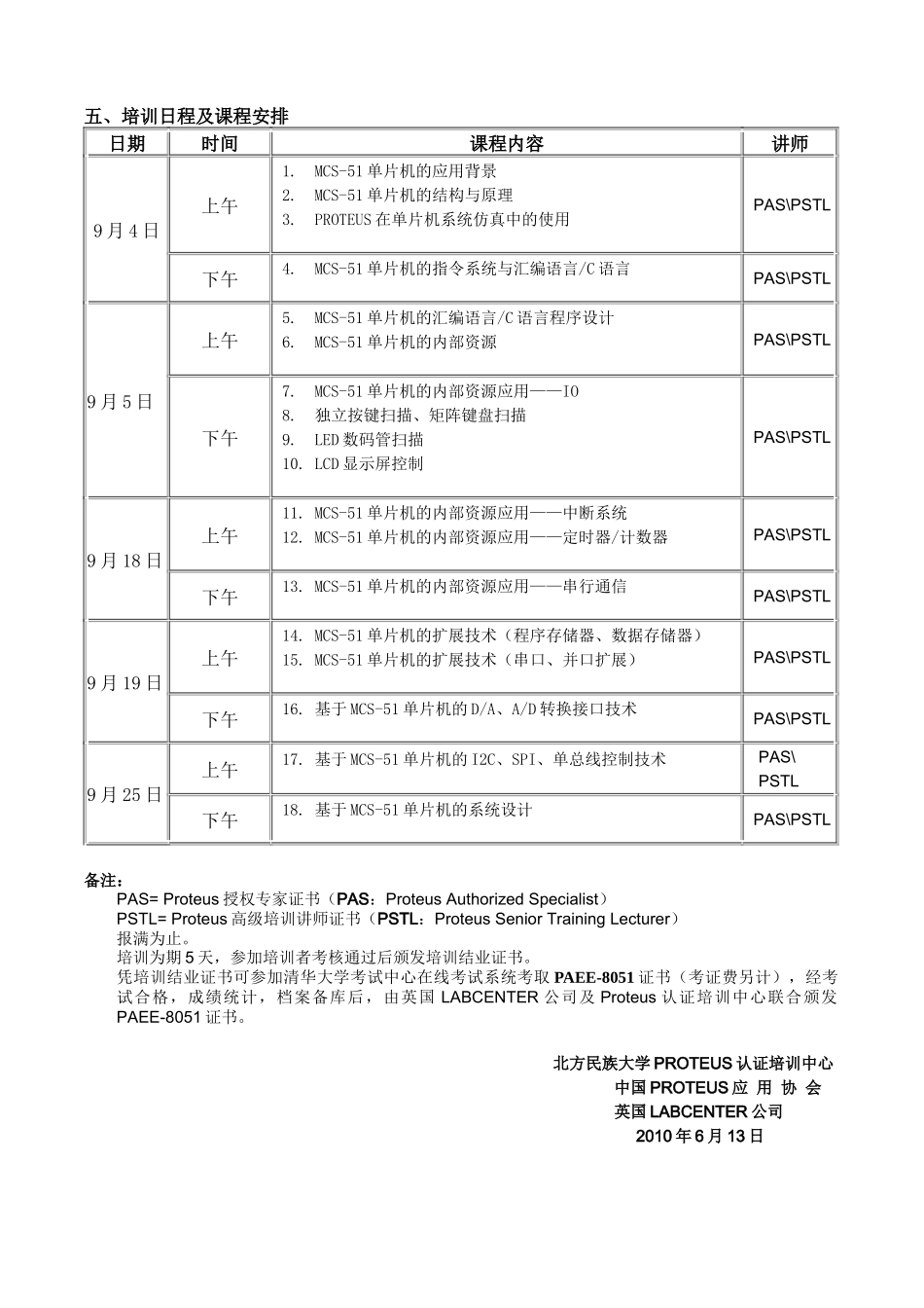 XXXX年春季“Proteus电子应用工程师”培训班_第2页