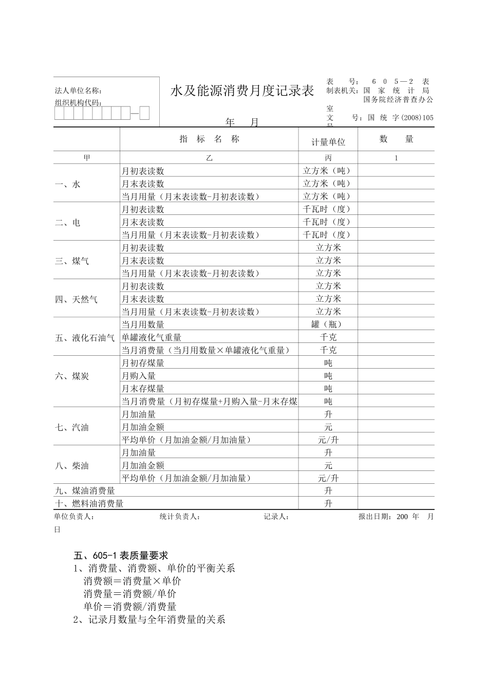 水及能源消费表（605、605-1表）_第3页