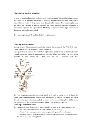 机械加工简介(英语版)