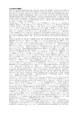 五六年级听写大赛题库