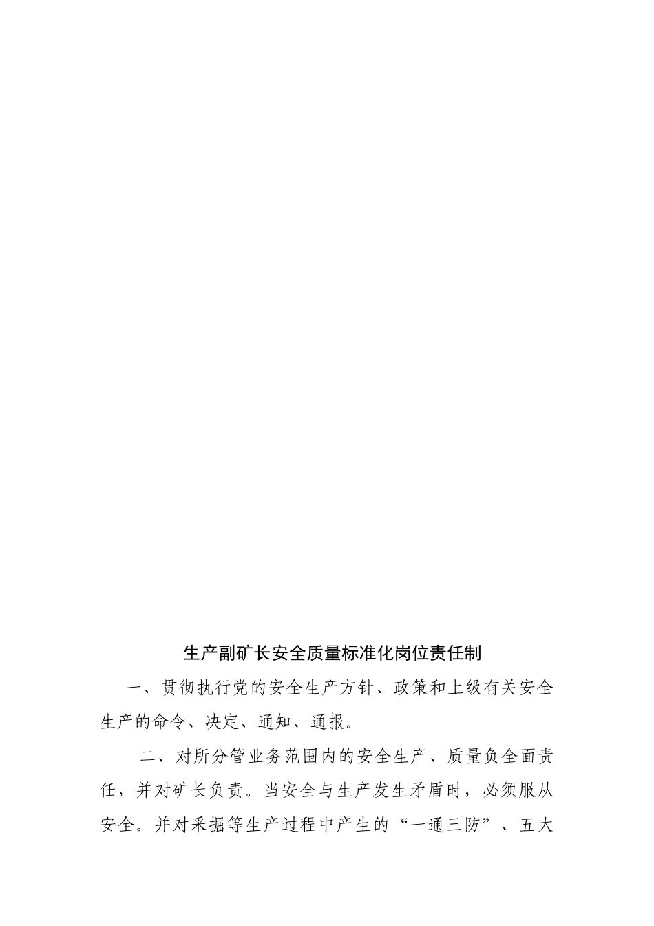 XXXX年各职能安全质量标准化工作岗位责任制_第3页