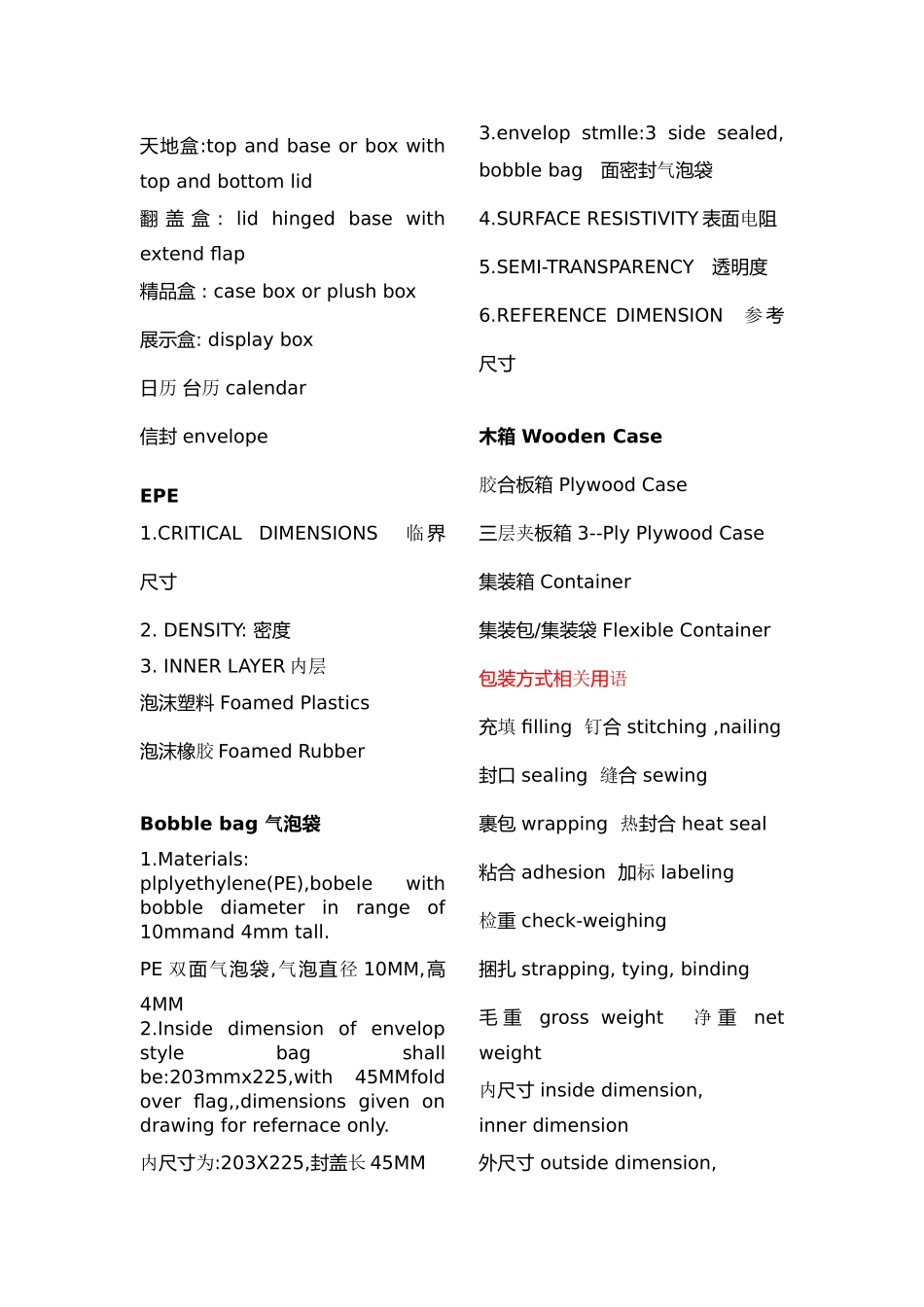 包装相关词汇整理_第2页