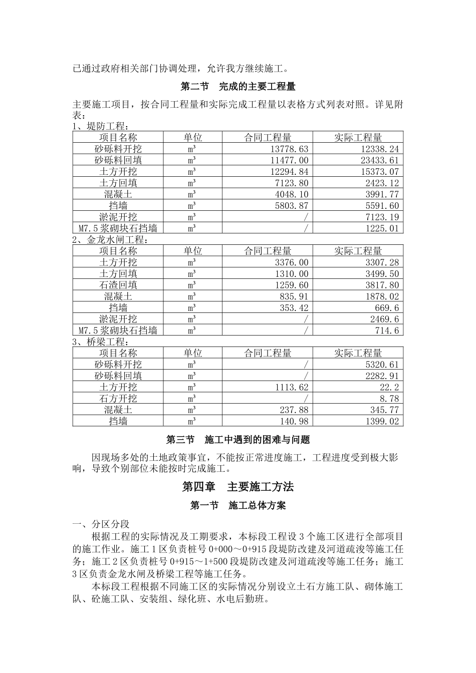 水利水电工程施工管理报告(提防)_第3页