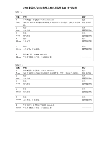 XXXX泰国现代生活家居及酒店用品展览会