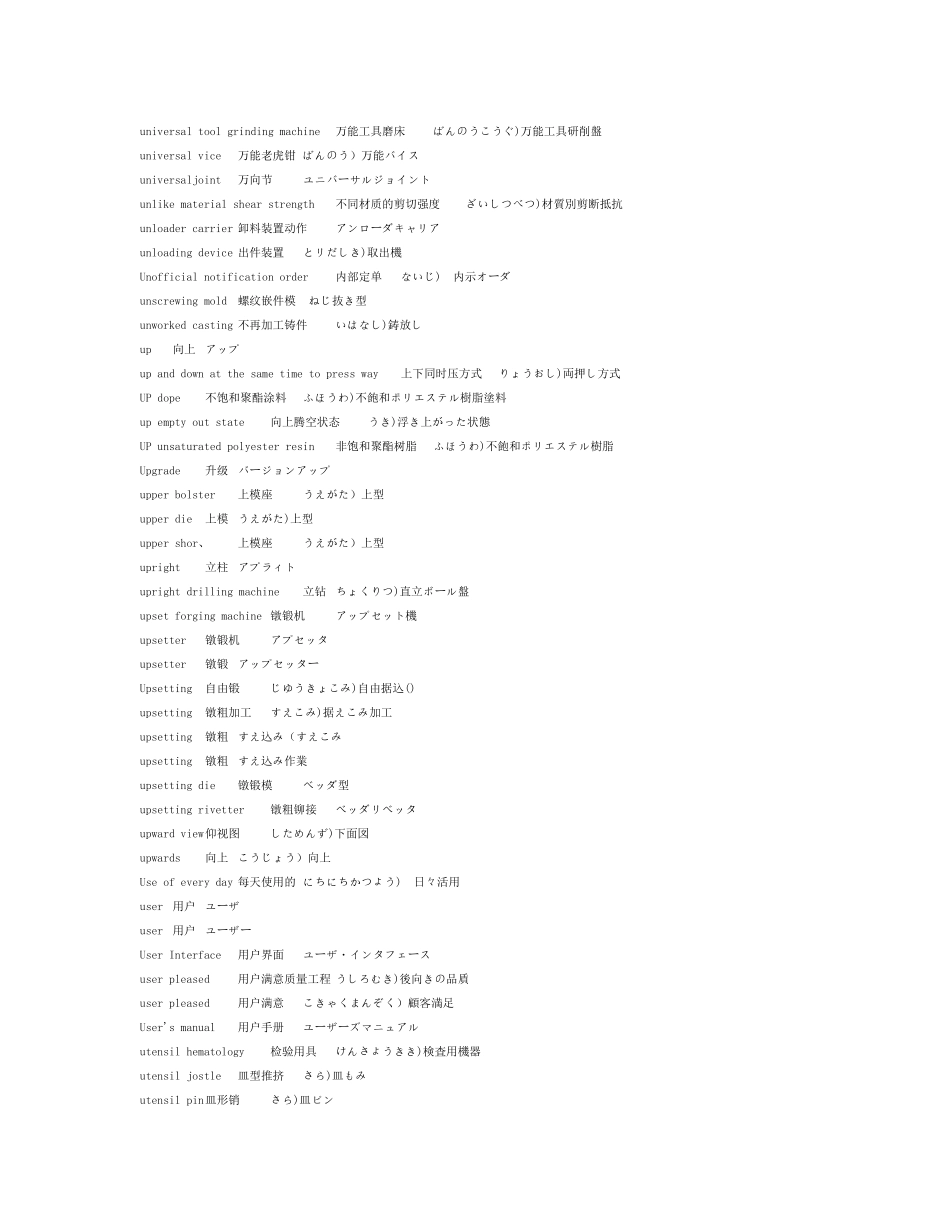 英汉日模具用语大辞典_第2页