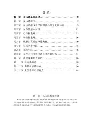CRT显示器原理与维修