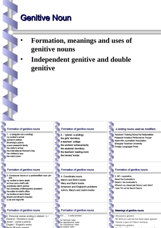 06-英语语法课件(名词属格)