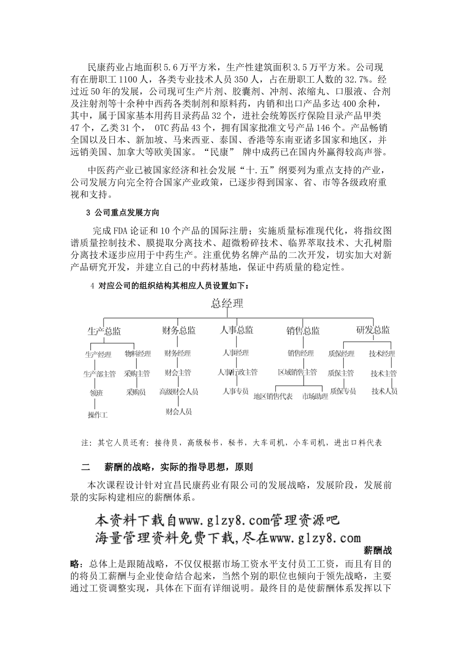 ××药业有限公司薪酬体系设计_第2页