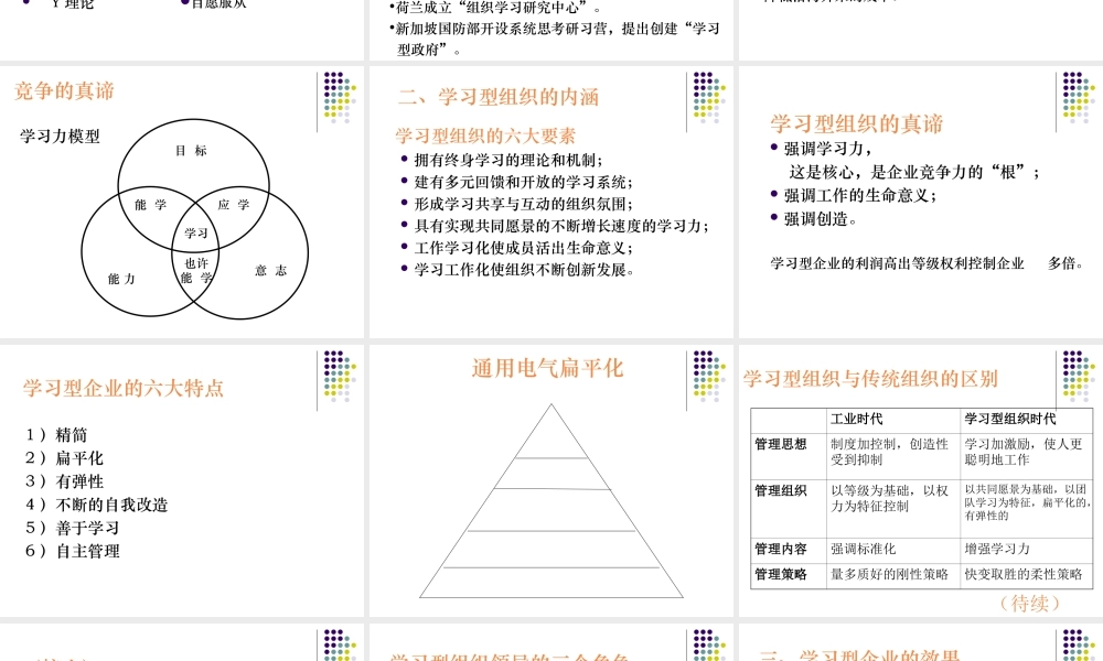 《如何建立学习型组织-打造企业核心竞争力》