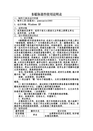 多媒体课件使用说明表(马静)