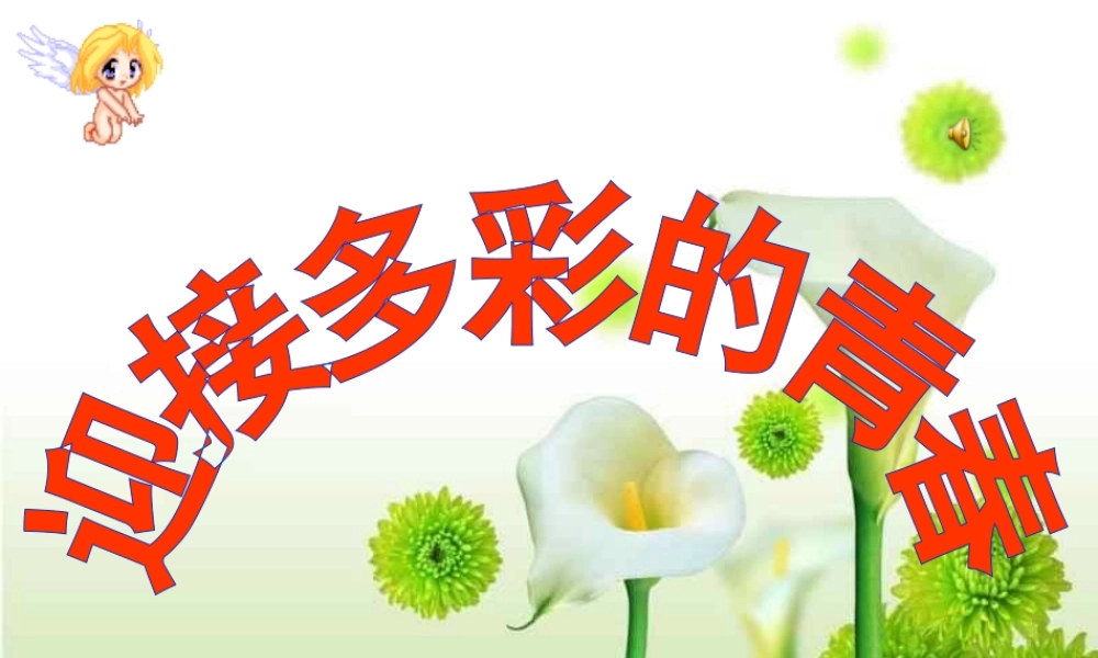 迎接多彩的青春(五、六年级男生)