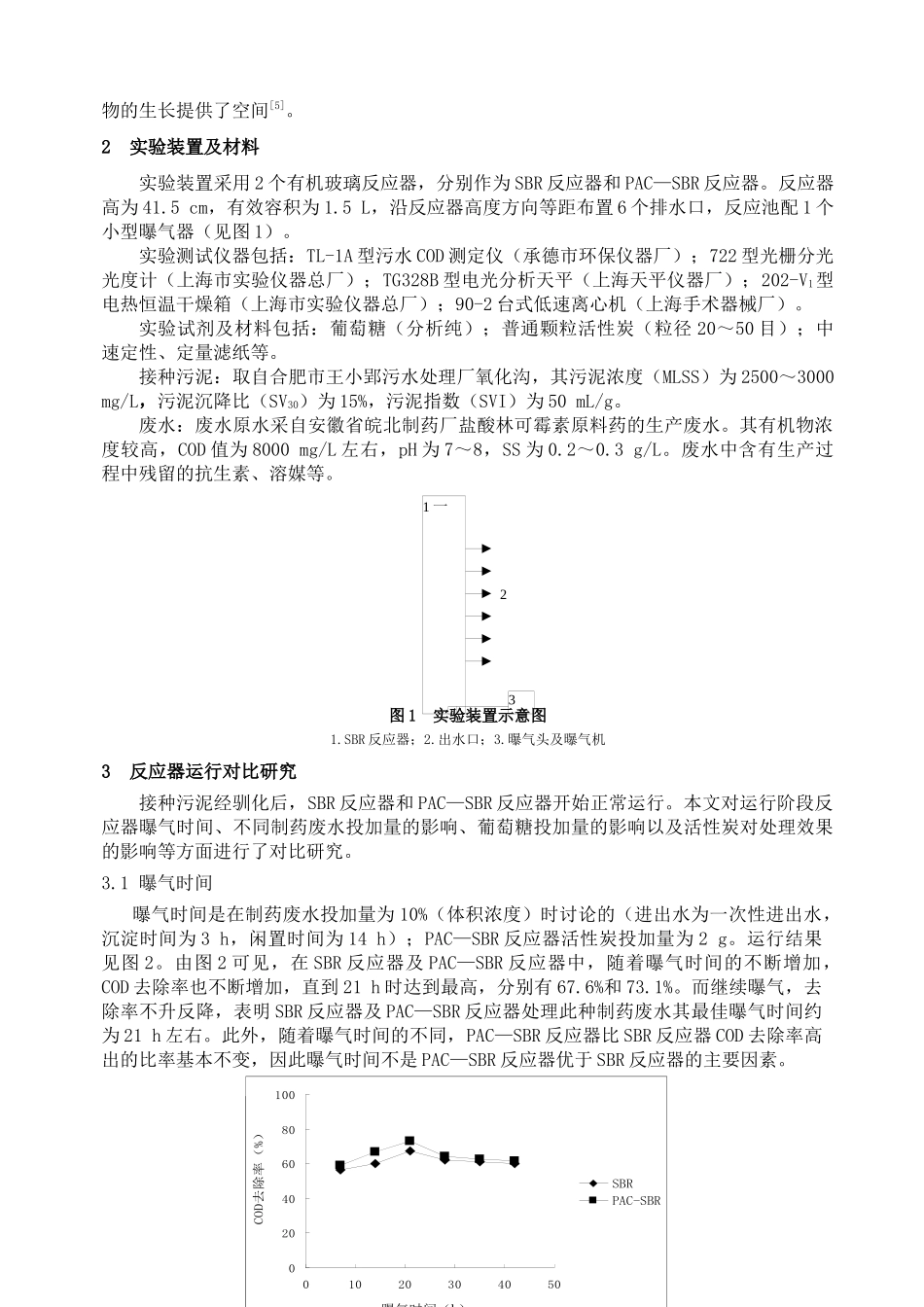 SBR、PAC-SBR反应器处理制药废水对比研究_第2页