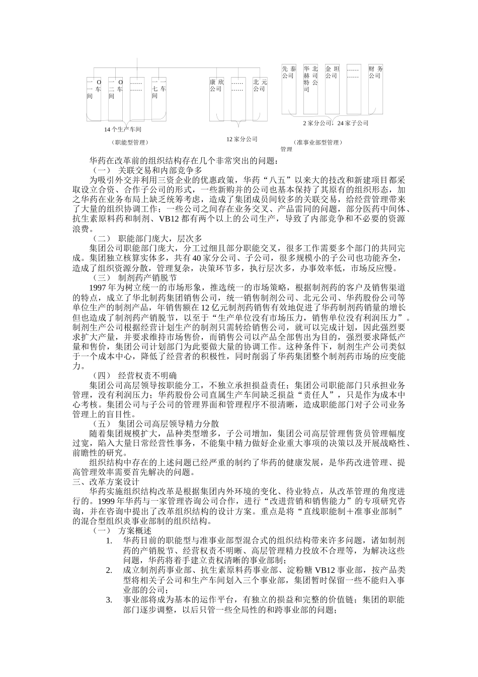 某药品公司事业部的构建和探索分析_第2页