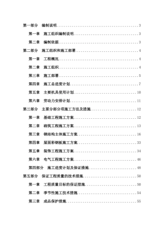 某4S店工程施工组织设计