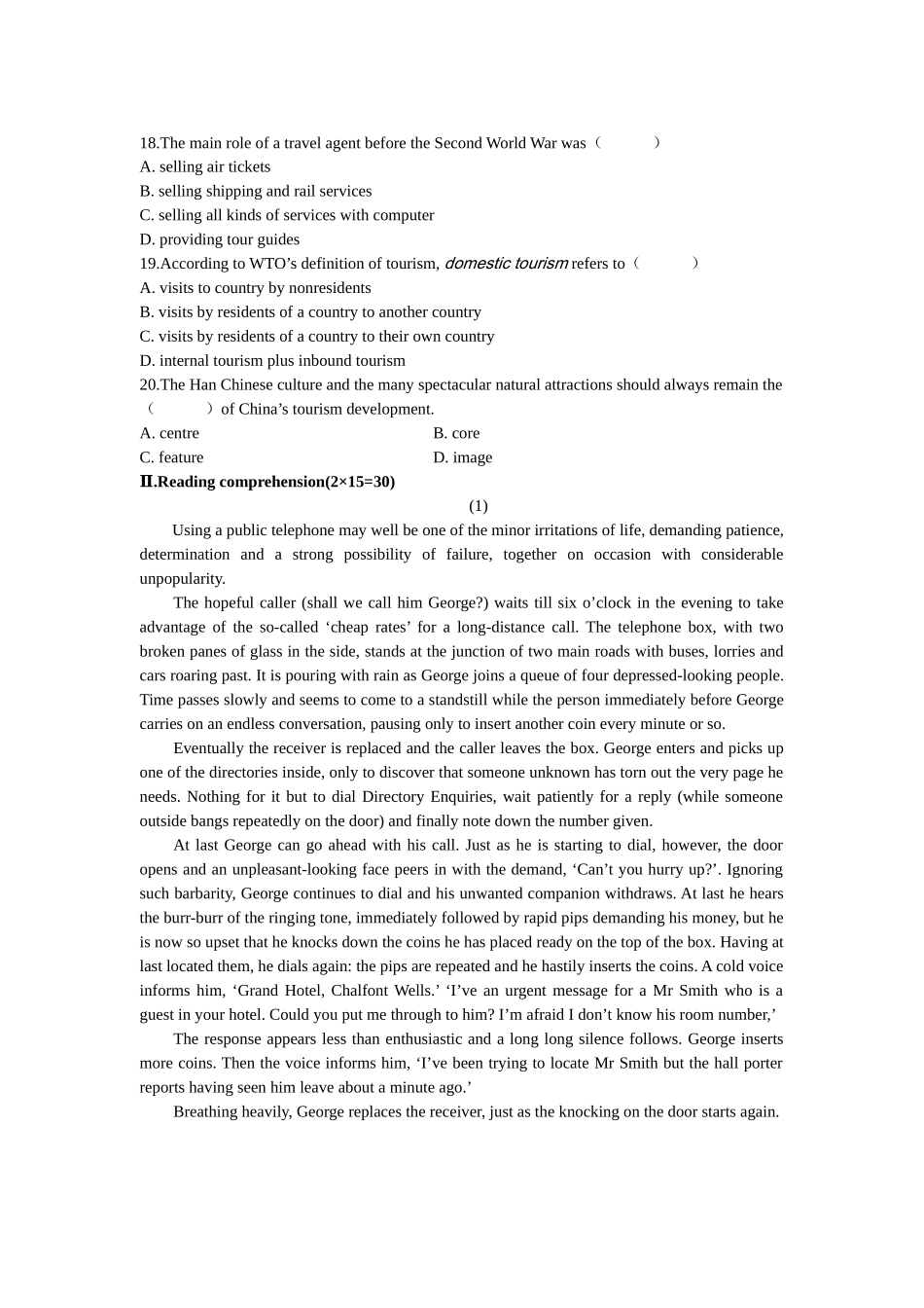 旅游英语选读试题汇编_第3页