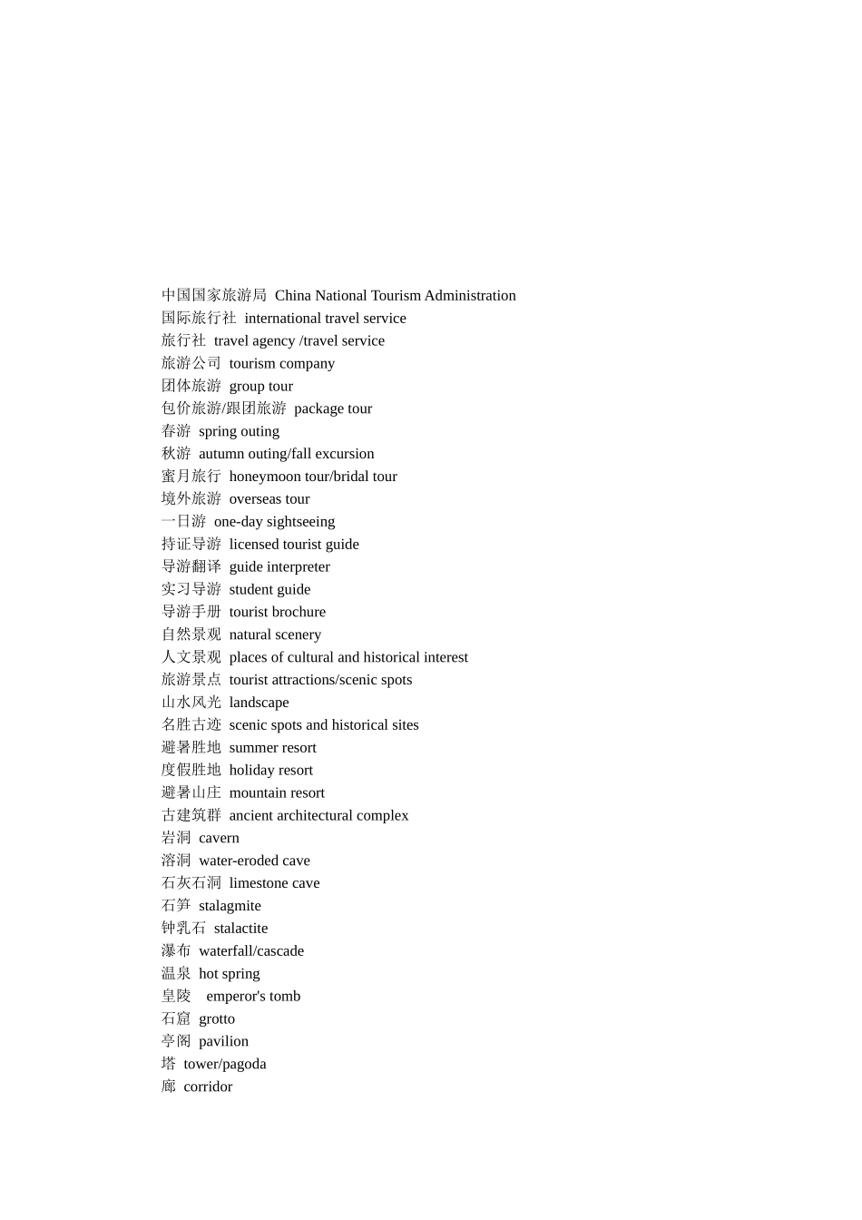 上海旅游景点英文讲解词大全_第1页