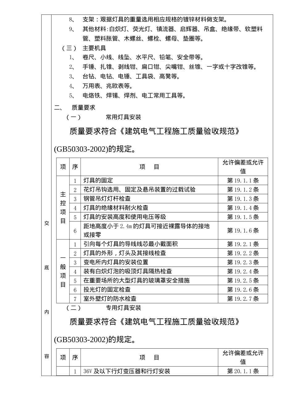 灯具安装分项工程质量技术交底卡(12)(1)_第2页