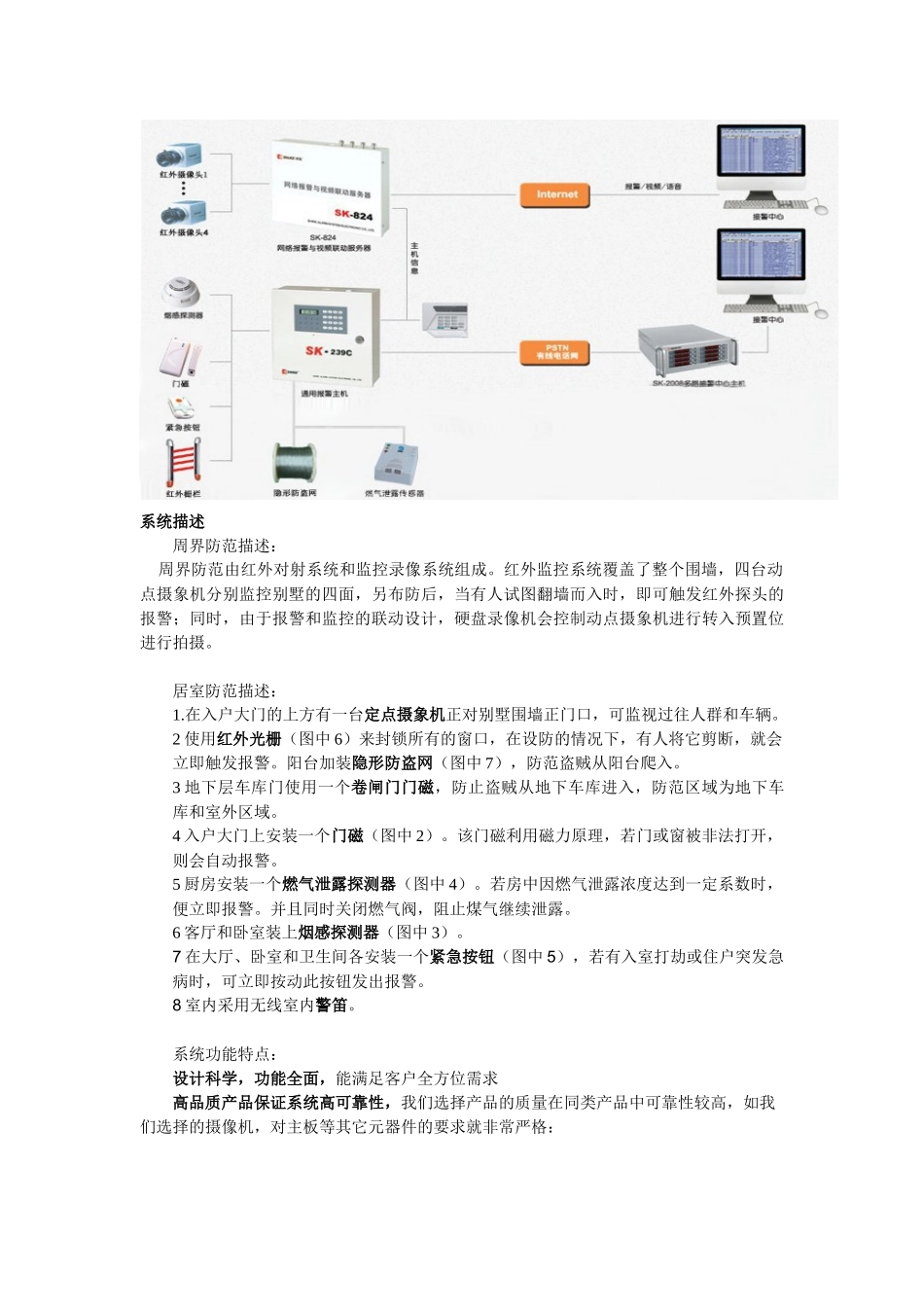 别墅报警系统设计方案_第3页