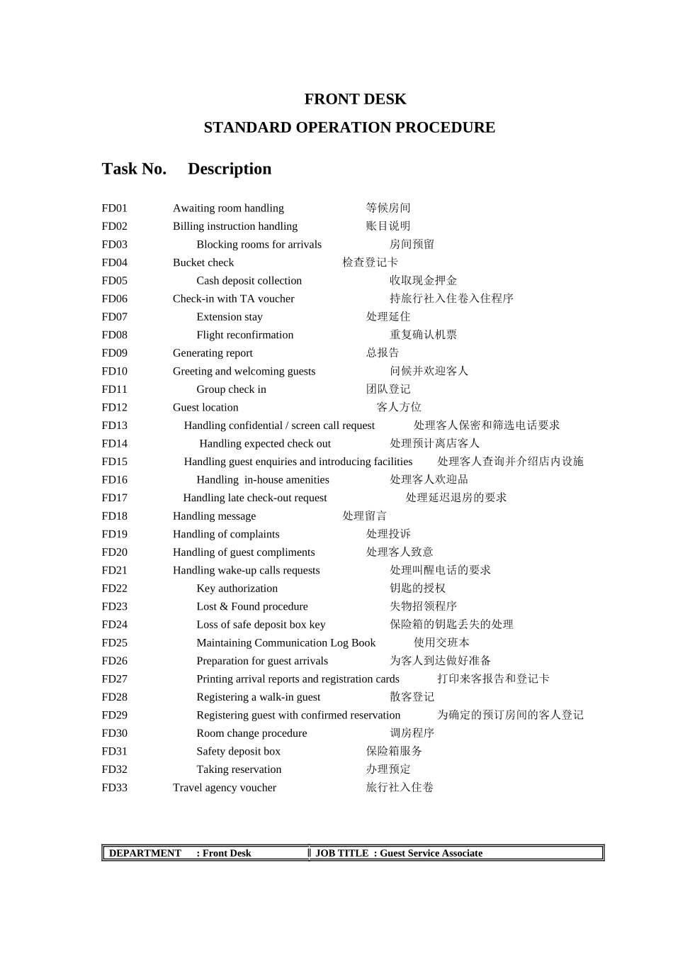 某大厦酒店前台接待实务_第2页