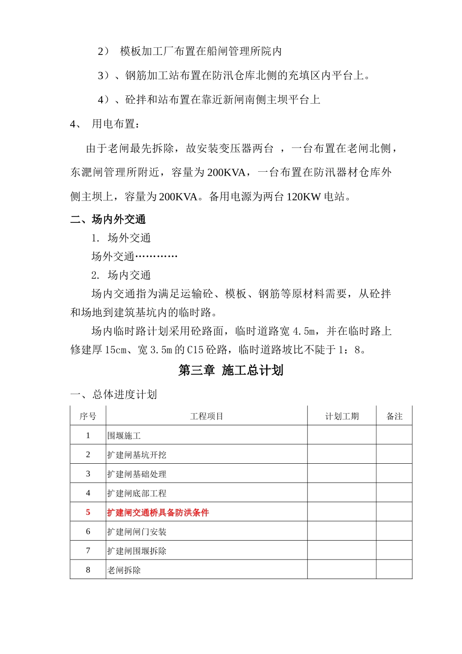 水闸工程施工组织设计范本_第2页