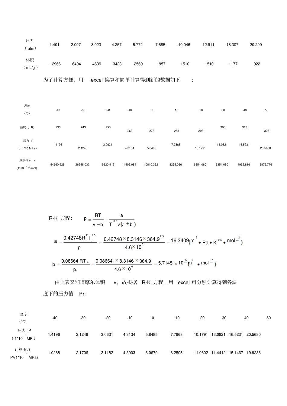 化工热力学主观题考核答案_第2页