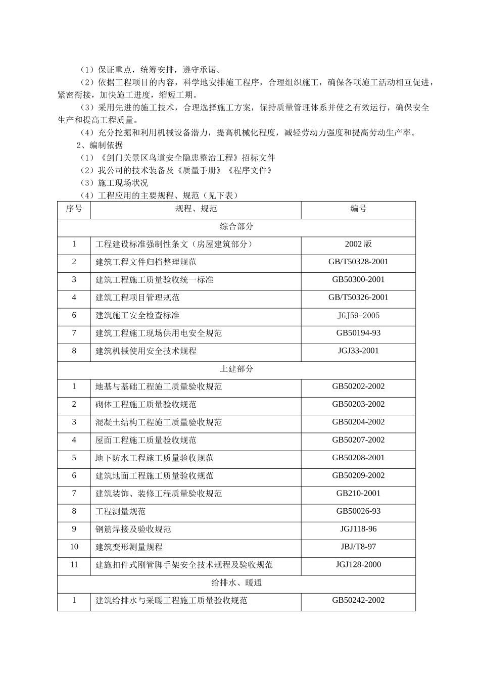 道路安全隐患整治工程施工组织设计_第2页