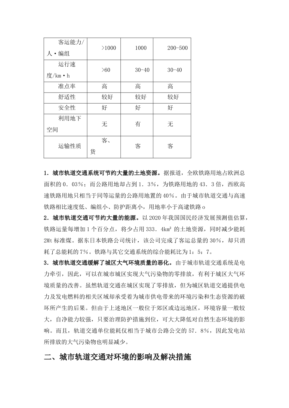 交通与环境-城市轨道交通对环境的影响_第3页