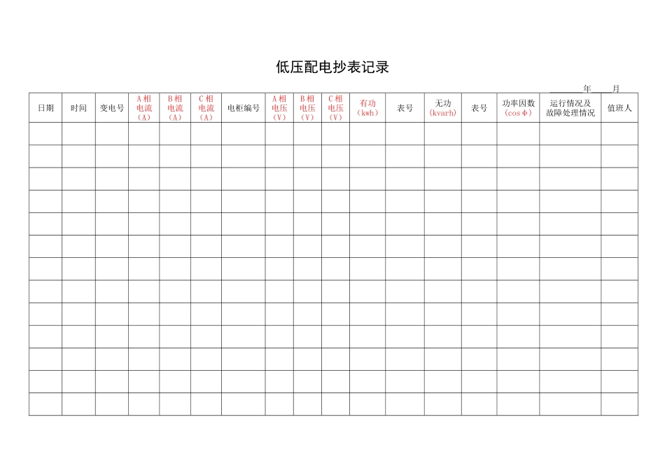 QR-PNJ-751-GC02-02-04供配电抄表记录（修改印刷）_第2页