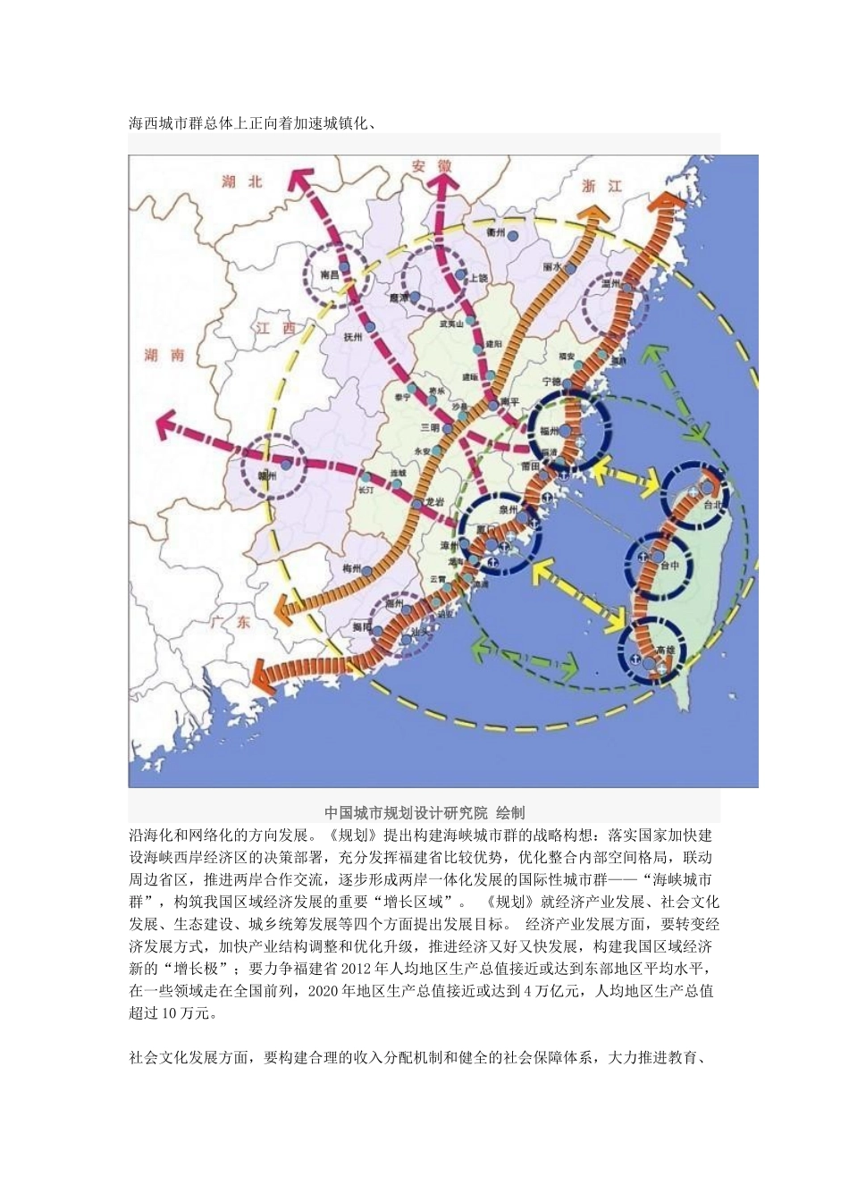 海峡西岸城市群发展规划概要_第2页