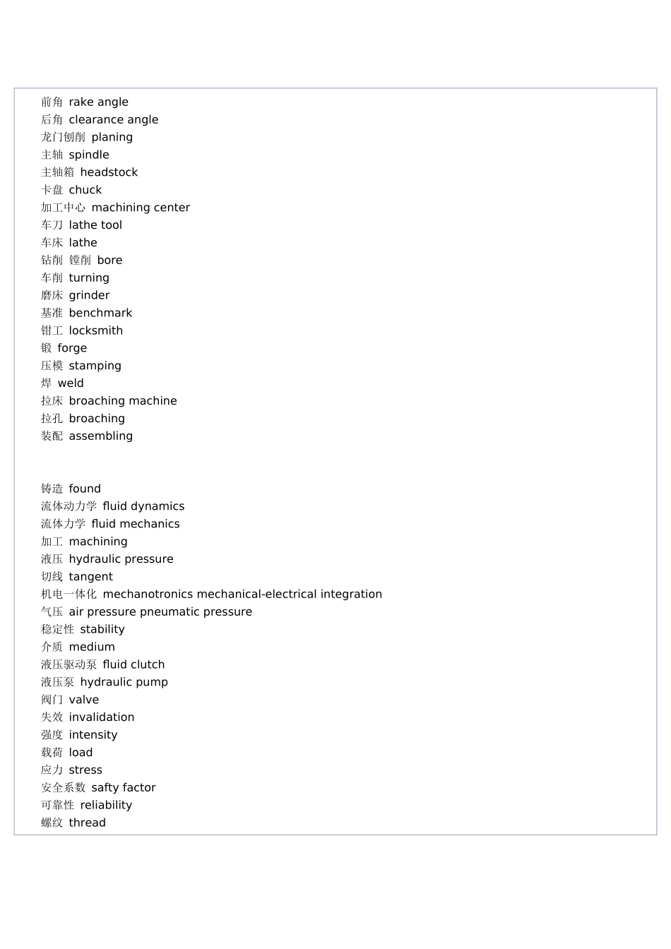 机械英语601537421_第3页