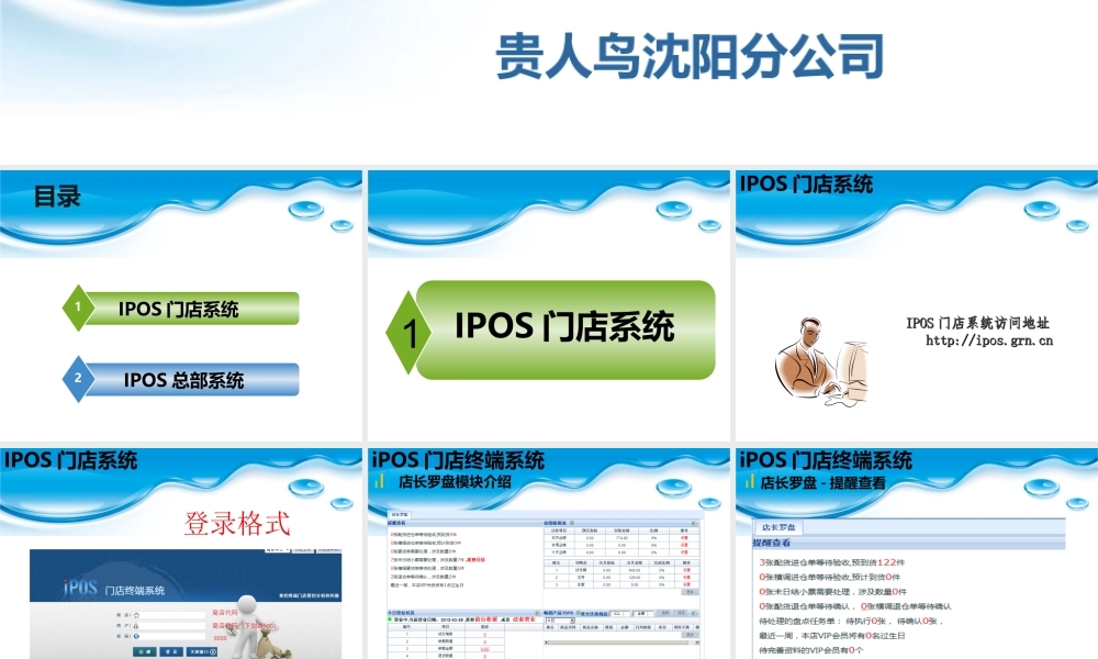 IT培训-IPOS系统介绍