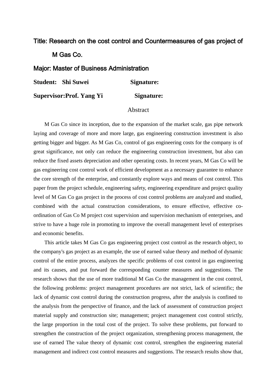 M燃气公司燃气工程成本控制及其对策研究分析_第2页