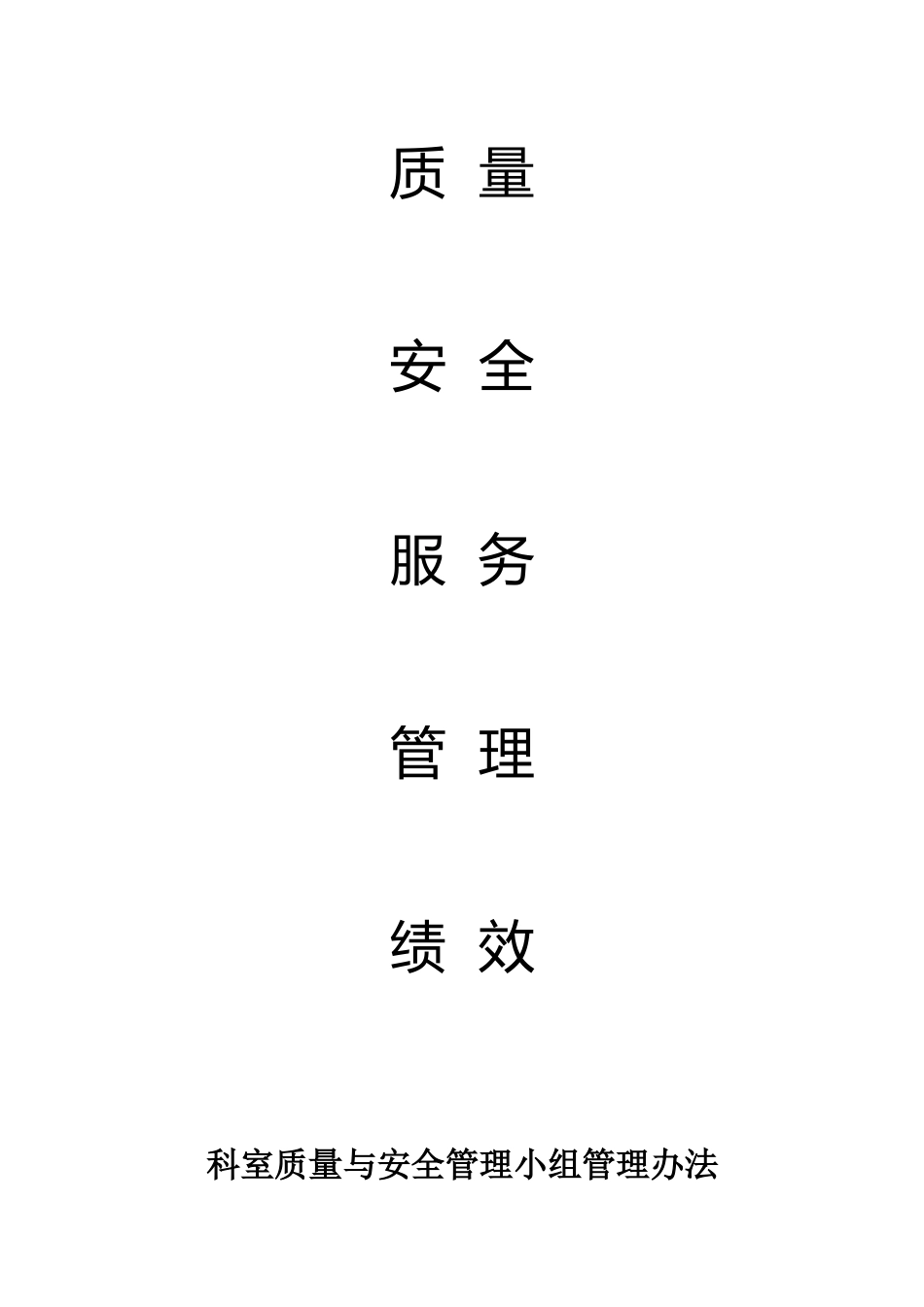 医疗质量安全管理与持续改进工作记录_第2页