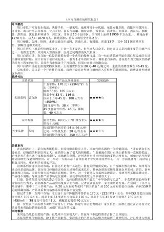 白酒市场研究报告